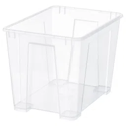 ikea samla Box, transparent, 39x28x28 cm/22 l-picture-10