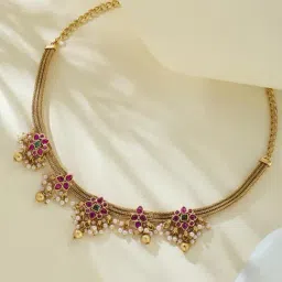 Fabindia Women Metal Short Necklace-image-95