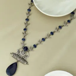 Fabindia Women Metal Long Necklace-image-15