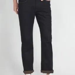U.S. Polo Assn. Denim Co. Dark Blue Cotton Slim Straight Fit Jeans-image-21