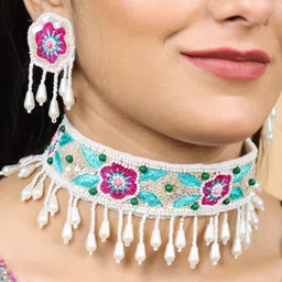 Tipsy closet Women Red Jewellery Set-picture-36