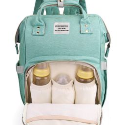 House of Quirk Diaper Bag Maternity Backpack -  Green-picture-17