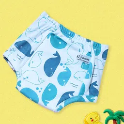 Snugkins Snug Potty Training Pull-up Pants Kids. 100% Cotton Size 4 Pack of 1 - Whale-picture-39