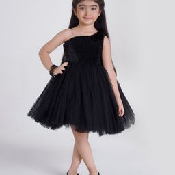 ministitch Ministich Sleeveless Sequins Embellished Dress - Black-picture-11