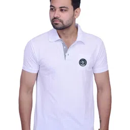 LA MILANO Men Polo Collar Applique Slim Fit T-shirt-picture-53