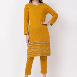 KEIKO Women Ethnic Motifs Printed Jacquard Kurta-image-16