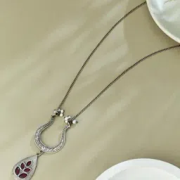 Fabindia Women Metal Long Necklace-picture-31