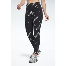Reebok Women Training Identity Cotton Printed Leggings-picture-19