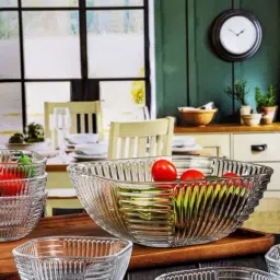 Goodhomes Clear Glass Dessert Bowl - Set Of 7-picture-15