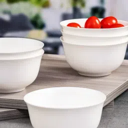 Goodhomes White Bone China Bowl - Set Of 6-picture-16