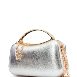 FOR THE BEAUTIFUL YOU Embellished Box Clutch With Shoulder Strap image 3