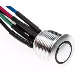 RS PRO Illuminated Push Button Switch Momentary 16 mm SPST RGB LED 36 V DC, 1758462 image 3