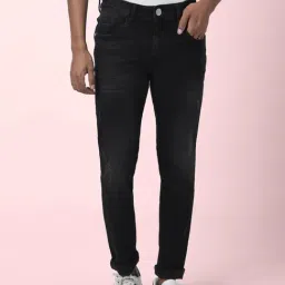 SF Jeans by Pantaloons Dark Grey Cotton Slim Fit Jeans-image-32