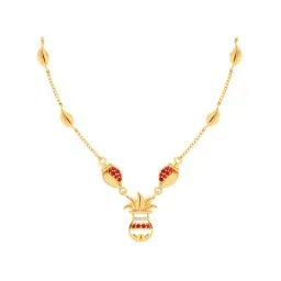 P.C. Chandra Jewellers 18k Yellow Gold Designer Kalash Necklace-picture-22