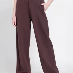 Adidas Originals Brown Mid Rise Sports Track Pants-picture-39