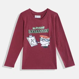 Eteenz Girls Dexter Printed Pure Cotton T-shirt-image-44