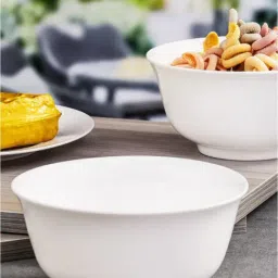 Goodhomes White Bone China Bowl - Set Of 2-picture-17