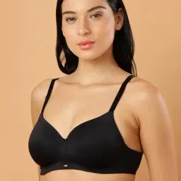 Soie Black Regular Fit Bra image 3