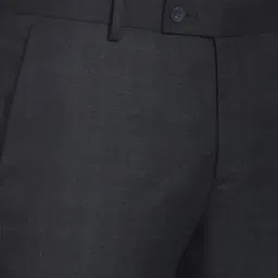 Arrow Blue Regular Fit Checks Trousers image 4