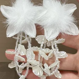 StyleCast x Revolte Floral Drop Earrings image 4