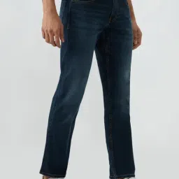 Spykar Dark Blue Solid Comfort Fit Mid Rise Jeans image 3