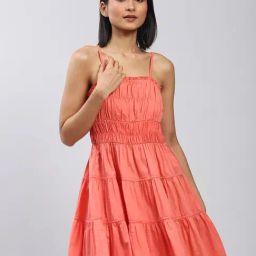 Label Ritu Kumar Coral Skater Dress-picture-11