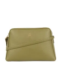Baggit Military Green Solid Small Sling Handbag-image-71