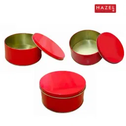 HAZEL Red Aluminium Gifting Containers (250 ML) image 2
