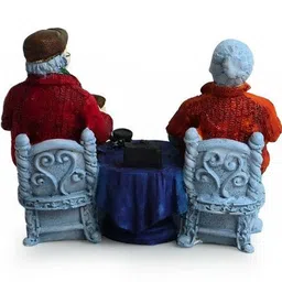 JERRY DECORE Red Handcrafted Figurine Showpiece image 4