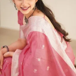 CANIZZARO Woven Design Silk Blend Banarasi Saree image 2