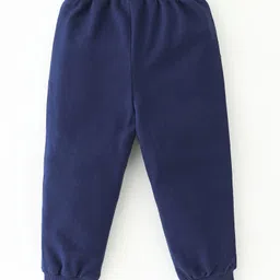 Kookie Kids 100% Cotton Full Length JCB Print Lounge Pant - Navy Blue image 2