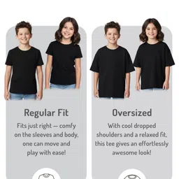 Bonfino Disney Terry Knit Oversize Drop Shoulder Half Sleeves T-Shirt with Front and Back Stitch Graphic - White image 3