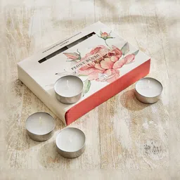 Home Centre Utopia Refresh Bouquet Silver 24 Pieces Peony Blush Scented T-Light Candles-image-65