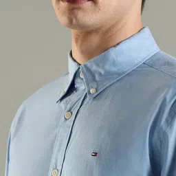 Tommy Hilfiger U.S Regular Fit Button-Down Collar Pure Cotton Casual Shirt image 3