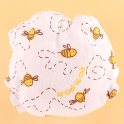 Zoe 100% Cotton Muslin Reusable Training Pants for Babies - Set of 3| Ultra-Soft & Breathable| Leak Protection Padding| Hypoallergenic & Eco-Friendly| Machine Washable| 0 to 3 months image 5