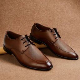 Code by Lifestyle Men's Caramel Brown Derby Shoes-picture-8