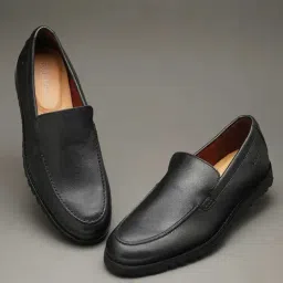 Ruosh Men's Black Formal Loafers-picture-17