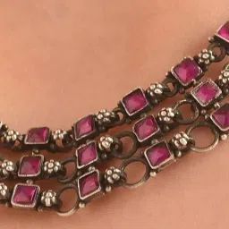 Jaypore Silver Slip on Necklace image 3