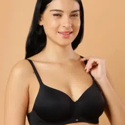 Soie Black Regular Fit Bra image 4