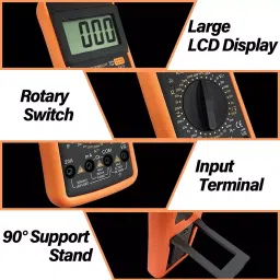 VMTRONIX Digital Multimeter 200 mV to 1000 V and 2 mA to 20 Amp, DT9205A image 5