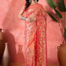 all about you Woven Design Zari Net Heavy Work Saree-picture-34