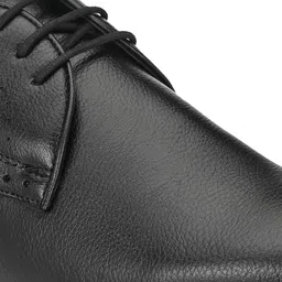 Hitz Men Black Textured Formal Derbys image 5