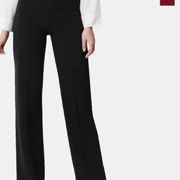 Brainbees Women Relaxed Straight Leg High-Rise Cigarette Trouser-picture-32