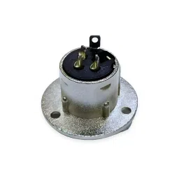 SETMI INDIA XLR Socket Connector 3-Pin Round Panel Mount Female, Silver image 2