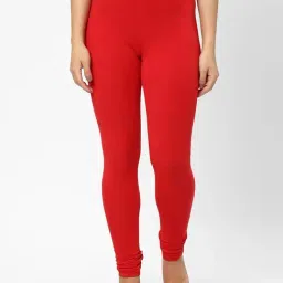 R&B Red Cotton Leggings-picture-24