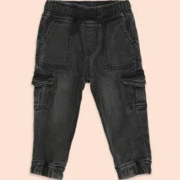 Pantaloons Baby Grey Cotton Regular Fit Jeans-image-15