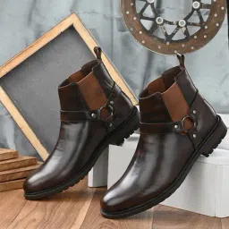 San Frissco Men's Tan Casual Boots-image-84