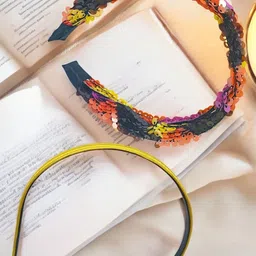FEMMIBELLA Women Set of 2 Embellished Hairband-image-25