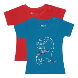 Bodycare Kids Blue & Red Printed T-Shirt (Pack Of 2)-image-98