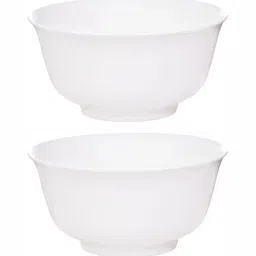 Goodhomes White Bone China Bowl - Set Of 2 image 2
